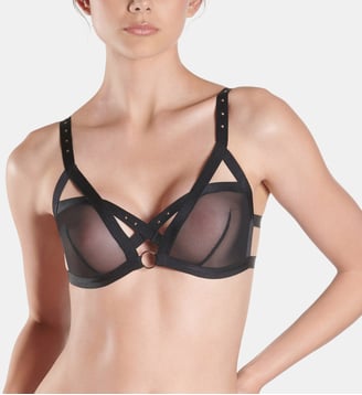 Soutien-gorge triangle sans armatures - Aubade - Noir