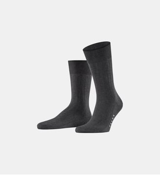 Chaussettes Milano siglées - Falke - Gris