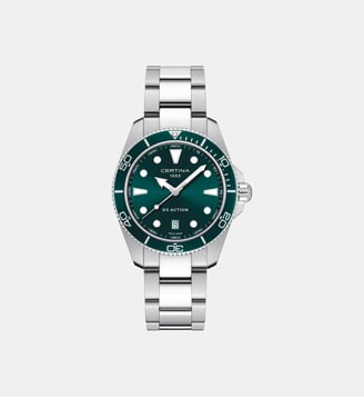Montre Ds action Vert C0484101109100 Certina