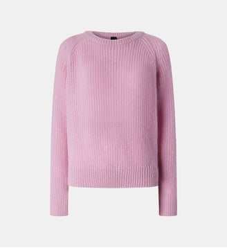 Pull à encolure bateau - Pinko - Rose doux lilas