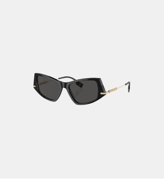 Lunettes de soleil Irrégulier BE4408 - Burberry - Noir