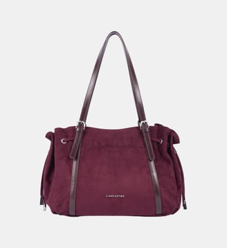 Grand sac cabas épaule Velvet Emma - Lancaster - Bordeaux