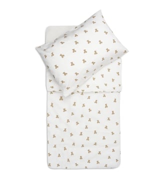 Housse de couette + taie d'oreiller - Jollein - Blanc