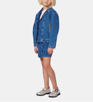 Jupe en denim - Kenzo Kids - Denim light blue