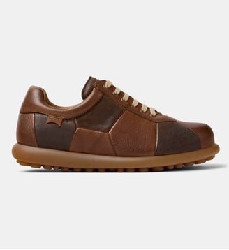 Baskets Pelotas Ariel Hella Twins cuir - Camper - Marron