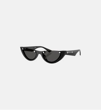 Lunettes de soleil Ovale JC5049HU - Jimmy Choo - Noir