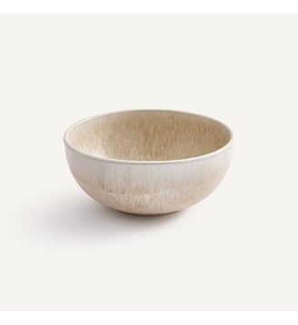 Lot de 4 bols, en grès mat - AM.PM - Marron et beige