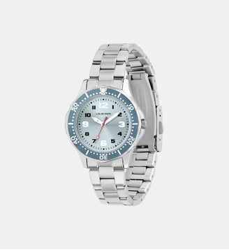 Montre Charlie Bleu clair XE4554ABC\2 - Louis Pion - Argenté