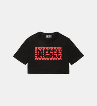 T-shirt avec logo - Diesel Kids - Noir