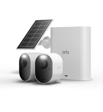 Caméra de surveillance Pack 2cam.ext. 4K Ultra3+panneau solaire Arlo