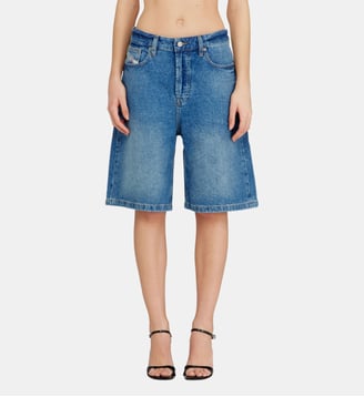 Short en denim à lavage propre Diesel