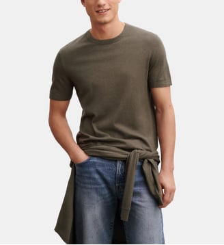 T-shirt Fred - Bompard - Kaki ombre