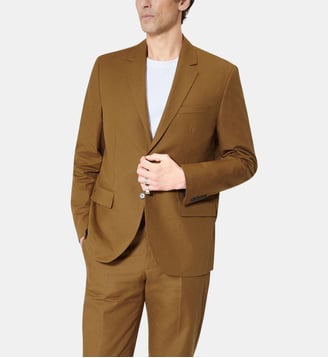 Veste de costume en coton lin The Kooples