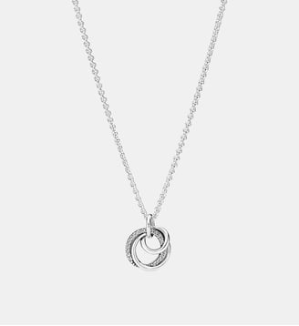 Collier à Pendentif Cercles Ma Famille Pour Toujours - Pandora - Argenté