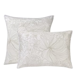Taie d'oreiller satin de coton - Garnier Thiebaut - Blanc