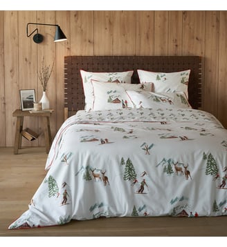 Housse de couette en percale de coton La Redoute Interieurs