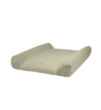 Matelas à langer imperméable et housse Wabi-Sabi en coton lavé - Nobodinoz - Rose poudré