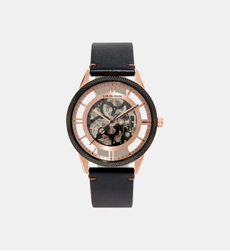 Montre automatique Achille Doré rose XC1491IRG\15 - Louis Pion - Doré rosé