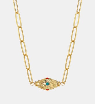 Collier Kamala - Nilaï - Bleu turquoise