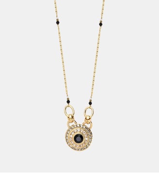 Collier   - Traviata - Satellite - Noir quartz