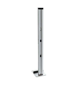 Support de rangement Mural fixation universelle aspirateur balai argent - XAVAX - Standard