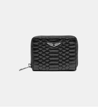 Porte-Monnaie Mini ZV Matelassé - Zadig&Voltaire - Noir