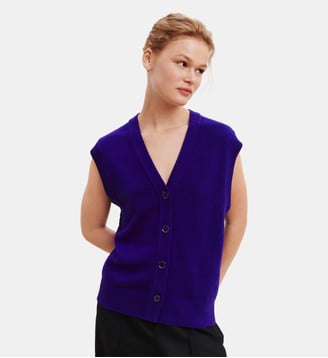 Gilet monogramme - Bompard - Ultraviolet