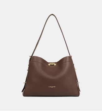 Sac à main L Mademoiselle Romy cuir - Lancaster - Marron