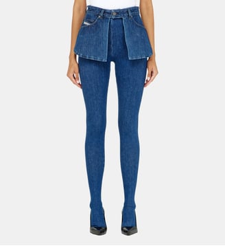 Skinny Jeans Regular Waist D-Spika Diesel