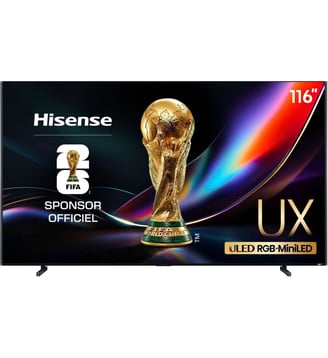 TV RGB 116UXQ (2025) 116" (293 cm) - Hisense - Noir