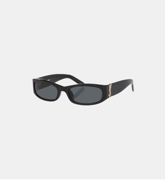 Lunettes de soleil Rectangulaire SLM152/F - Saint Laurent - Noir