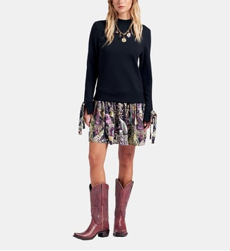 Robe Sporty Fun-Gi Black - La DoubleJ - Noir