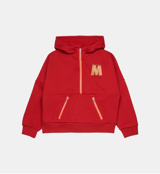 Sweat à capuche avec logo - Marni - Rouge