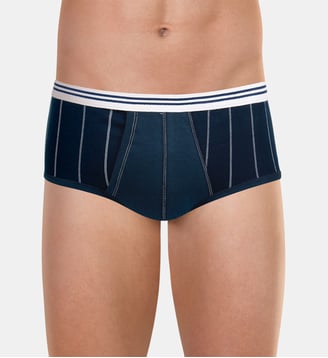 Slip-Blanc-T4 - Eminence - Bleu foncé