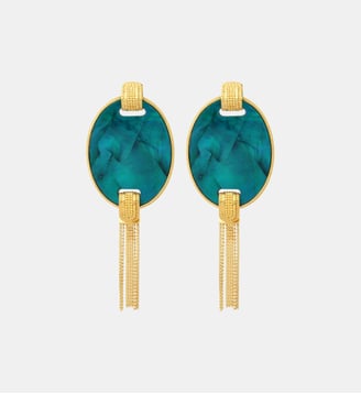 Tiges percées   - Ashanti - Satellite - Turquoise vert