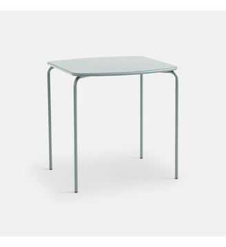 Table de jardin carrée en métal acier La Redoute Interieurs