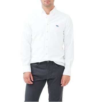 Chemise slim en coton oxford Gunn - Rodd & Gunn - Blanc