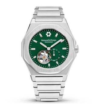 Montre automatique Delta Vert 202-A - Maison du Temps - Argenté