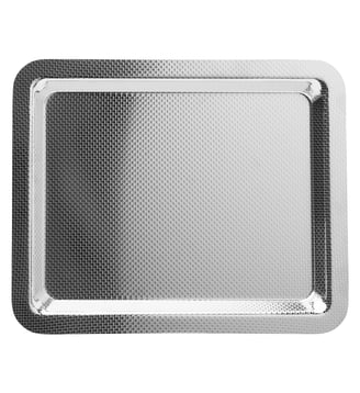 Plateau 32,5 X 26,5 Cm - Newport Cubique - Degrenne - Gris