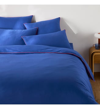 Housse de couette unie en coton La Redoute Interieurs