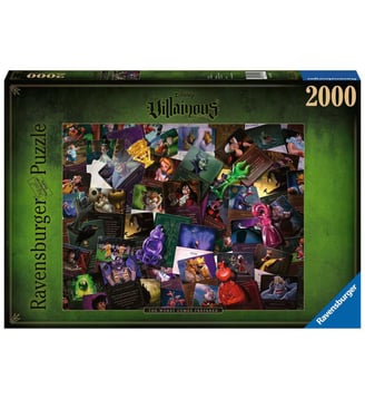 Puzzle 2000 pièces - Les Méchants Disney (Collection Disney Villainous) - Ravensburger - Multicolore