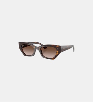Lunettes de soleil Irrégulier RB4430 Zena - Ray Ban - Havane