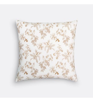 Housse de coussin coton 65x65cm - La Redoute Interieurs - Bronze fond blanc
