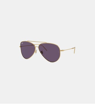 Lunettes de soleil Pilote RBR0101S Aviator Reverse - Ray Ban - Doré arista
