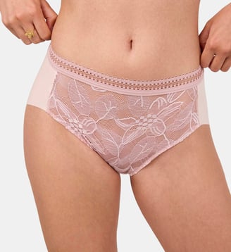 Culotte haute Songe rose - Maison Lejaby - Rose