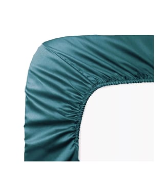 Drap housse b30 satin de coton - Garnier Thiebaut - Canard