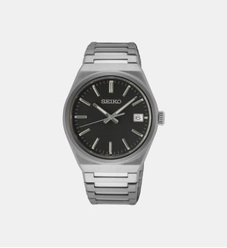 Montre Classique Noir SUR557P1 - Seiko - Argenté