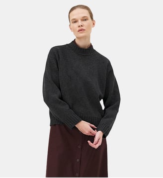Pull col rond  Miwa - Noyoco - Anthracite