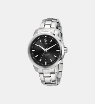 Montre Successo Noir R8853121006 - Maserati - Argenté