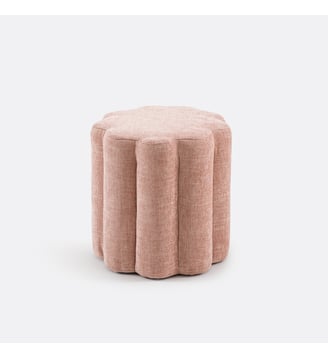 Pouf tissu texturé La Redoute Interieurs